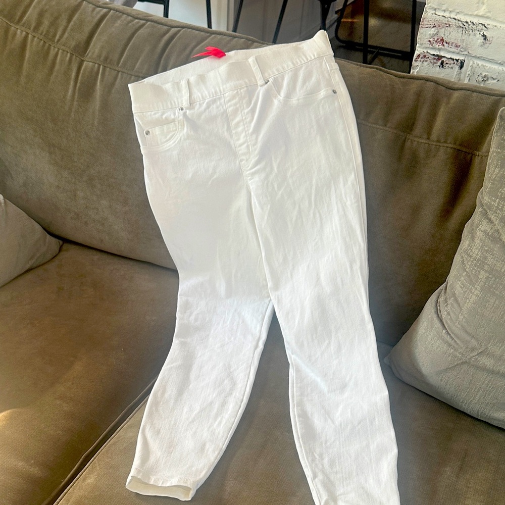 SPANX White Cropped Pants